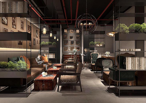 咖啡厅设计-中星集团四川子公司咖啡厅